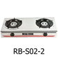 Mega Cook Propane Gas Cooktop 2 Burners Stove