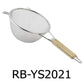 21cm Stainless Steel Strainer with Wooden Handle