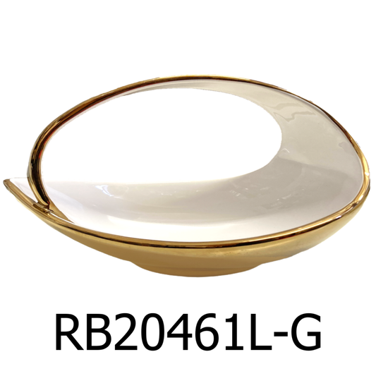 Large Gold Plated Decorative Bowl