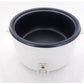 GOLDA Persian Rice Cooker with Glass Lid, 25-Cup, White Model RC-25
