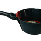 MEGA COOK Non-Stick Saucepan with Handle, Black, Granite Stone Coating, Deep Cooking Pot 20cm