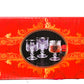 Crystal Cut Glass Goblets Set, Footed Stemware with Starburst Pattern, Vintage Style Drinkware, 6 Piece
