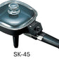Brentwood Electric Skillet Non Stick 32oz Capacity Glass Lid