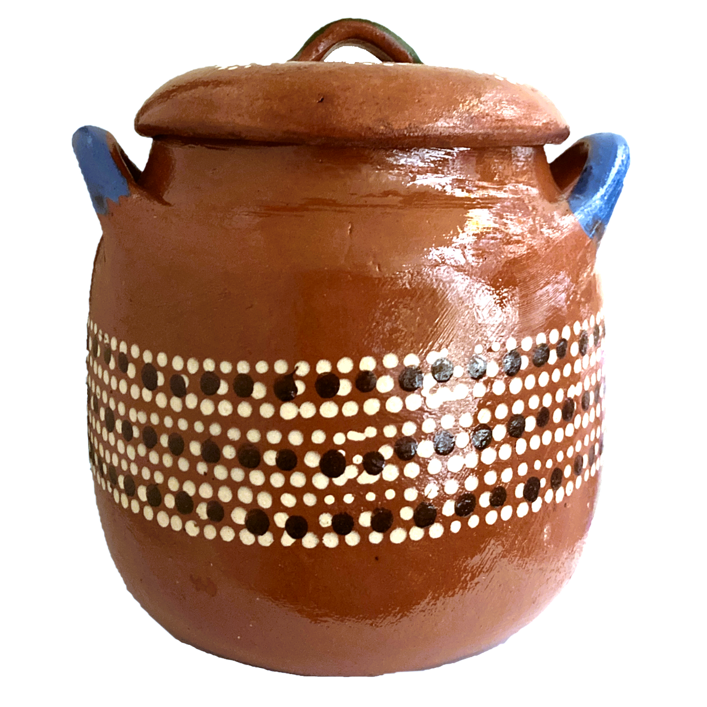 7.5" Authentic Mexican Mexicana Clay Pot