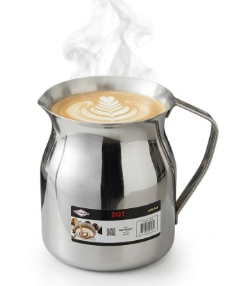 2 QT Milk Pot with Whisk (Molinillo) Bundle