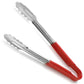 Heavy Duty Stainless Steel Red 12" Tong