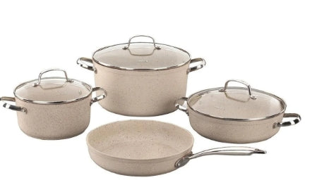 Korkmaz 7-Piece Cookware Granite Set
