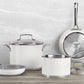 Cuisinart 11-Piece Tri-Ply Matte White Stainless-Steel Cookware Set
