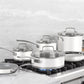 Cuisinart 11-Piece Tri-Ply Matte White Stainless-Steel Cookware Set