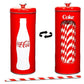 Coca Cola Straw Holder with 20 Count Paper Straws
