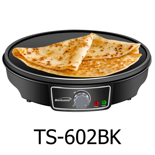 12" Brentwood Electric Crepe Maker & Griddle