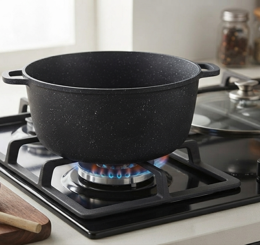 Marble Coating 32cm Casserole Pot