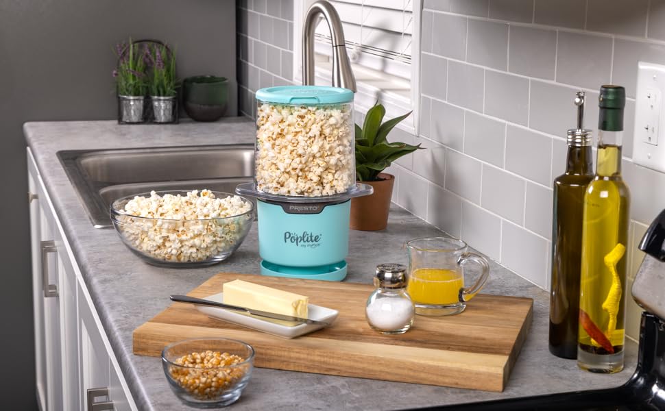 Presto PopLite My Munch Hot Air Popcorn Popper