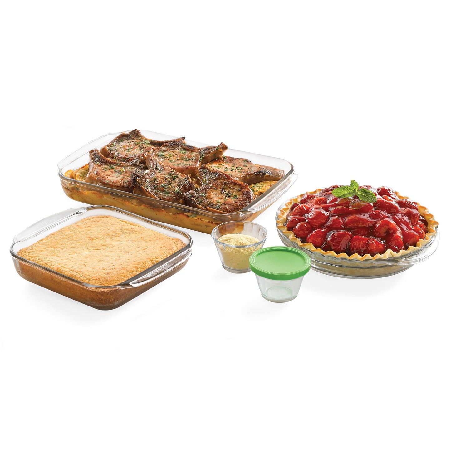 11 PC Libbey Baker’s Bassic Glass Bake Set