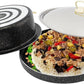 Maqluba Set – Non-Stick Pot with Inverted Tray | Traditional Cooking Made Easy Aluminum and Coated with Granite-style (34cm) Gols Handles