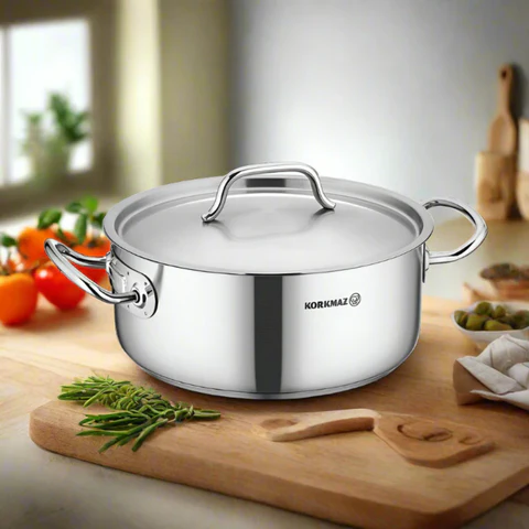Korkmaz Gastro Proline Kisa Tencere Low Casserole 36cm
