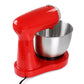 Better Chef Stand Mixer with Stainless Steel Bowl, Red, Electric Kitchen Mixer with Beaters 5 Speed 3.5qt 350-watts