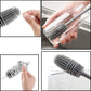 Brentwood Stainless Steel Water Bottle with Black Silicone Grip and Loop Cap Includes a Silicone Bottle Brush