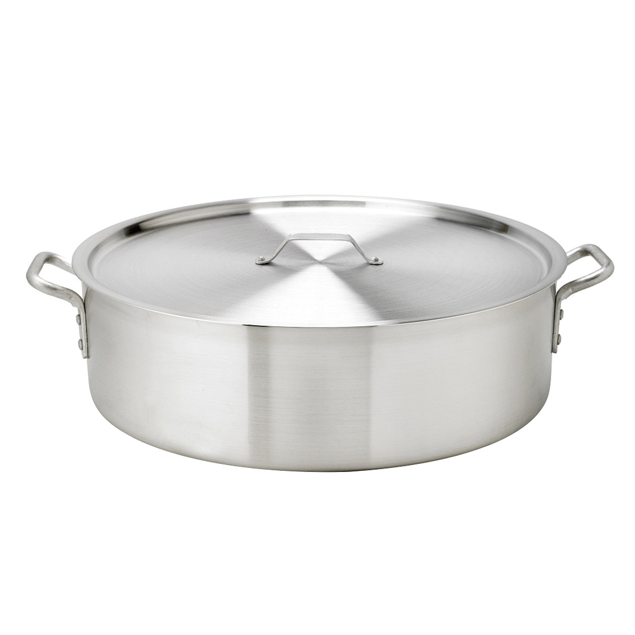 40 QT Aluminum Braiser Pot with Lid
