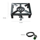 Outdoor Propane Single Small Burner Mega Cook Camping Stove