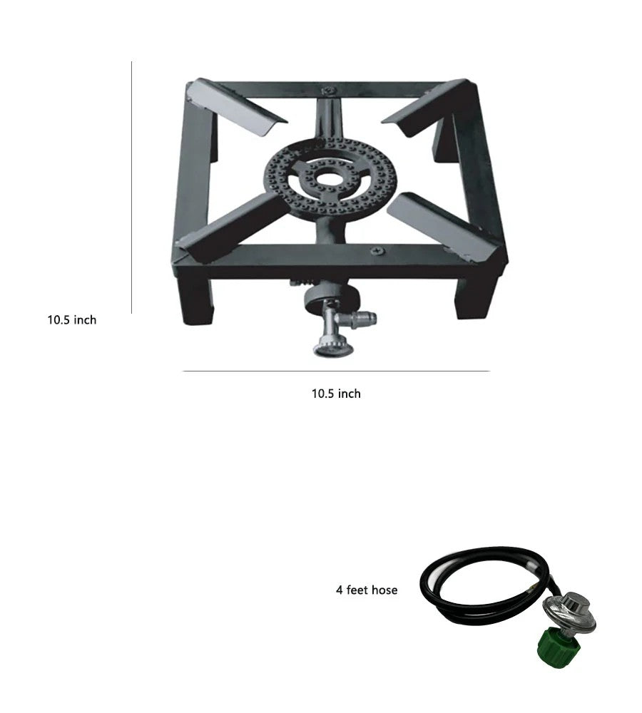 Outdoor Propane Single Small Burner Mega Cook Camping Stove