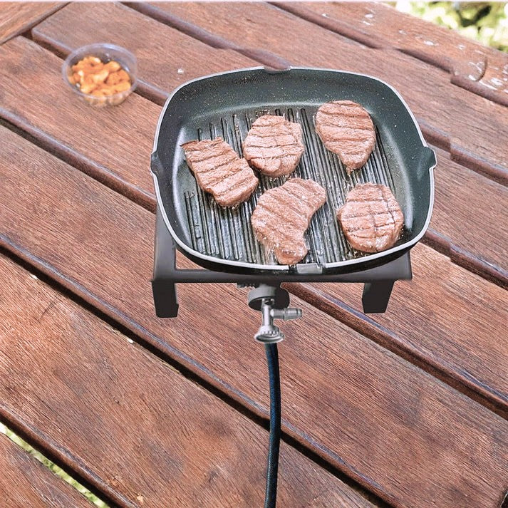 Outdoor Propane Single Small Burner Mega Cook Camping Stove