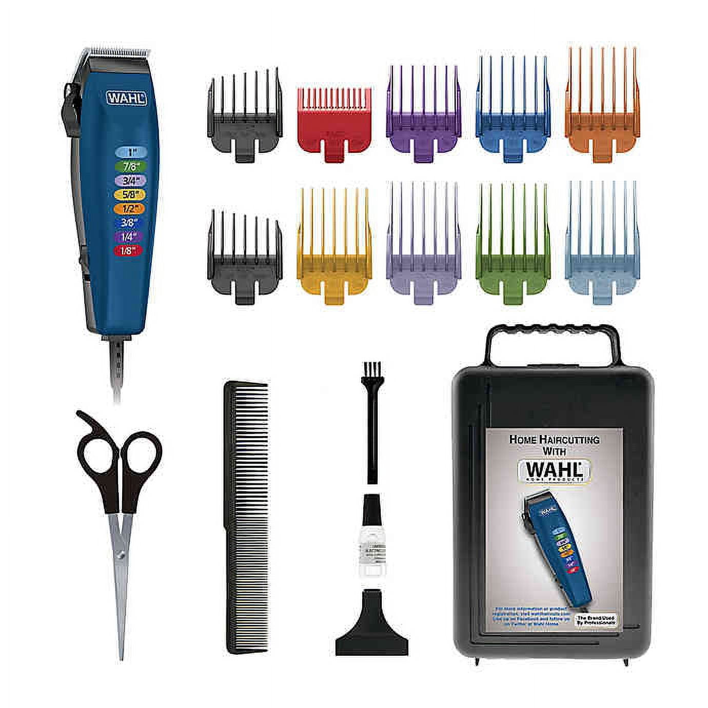 17 PC Wahl Color Code Home Haircutting Kit
