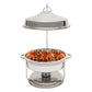 9L Round Stainless Steel Chafing Dish - Silver