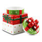 Christmas Estate Stoneware Cookie Jar