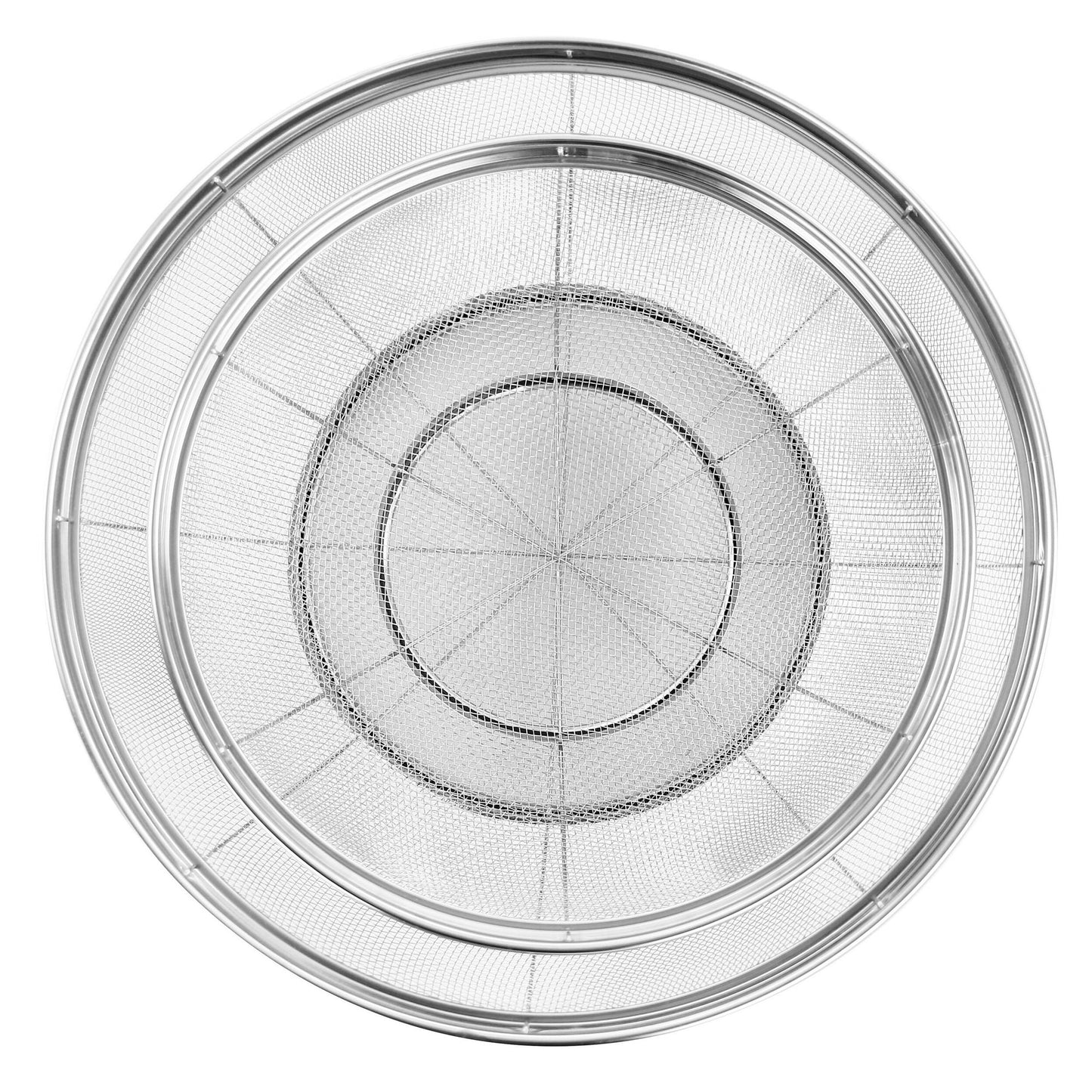 2 PC Martha Stewart Stainless Steel Strainer / Colander Set