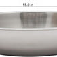 Stainless Steel Chafing Dish Buffet Service Sleek Black Gold Design Glass Cover with Handle Parties Weddings Catering 8L