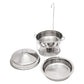 9L Round Stainless Steel Chafing Dish - Silver