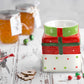 Christmas Estate Stoneware Cookie Jar
