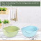 2 PC Plastic Colander Set - Blue & Green