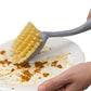 Fresh Start Dish Brush with Bamboo Handle, Yellow Bristles, Long Handle with Built-in Scraper, 2 Pack, Kitchen Cleaning