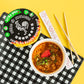 12 PC Tuong Ot Sriracha Extra Spicy Flavor Ramen Noodle Soup & 24 PC Wooden Cutlery