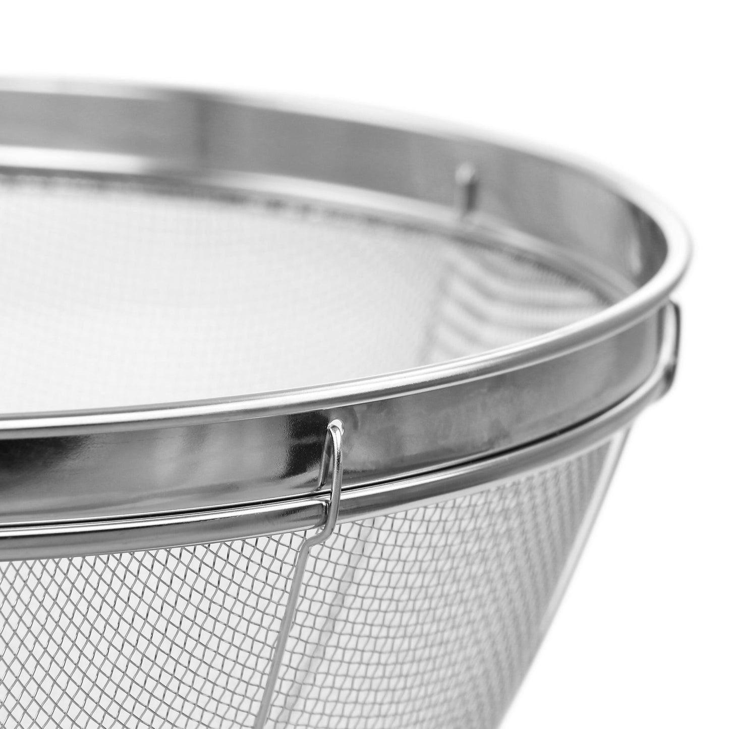 2 PC Martha Stewart Stainless Steel Strainer / Colander Set