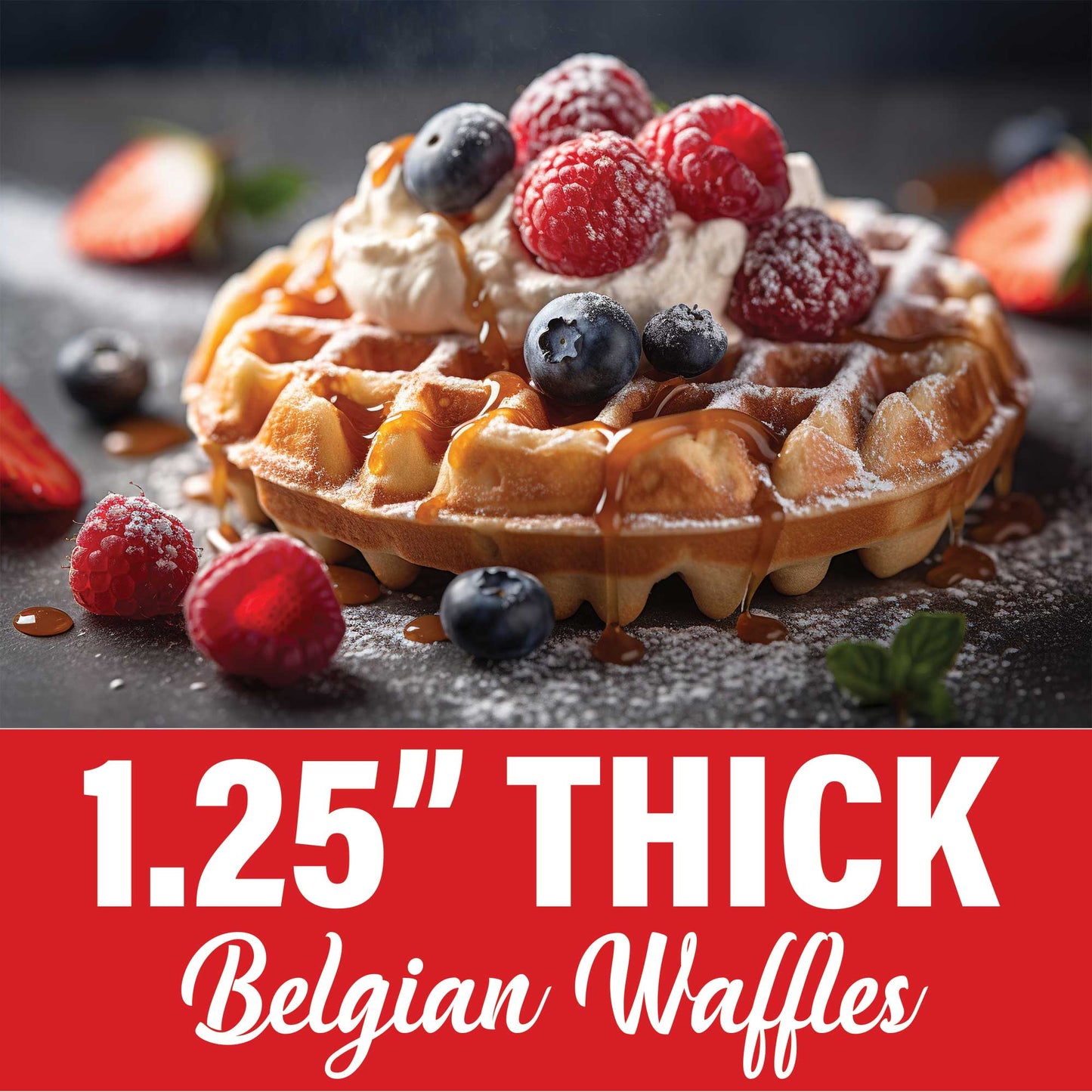 5" Flip Brentwood Waffle Maker