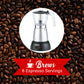 Brentwood Silver Cordless Electric Moka Pot Espresso Machine