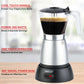 Brentwood Silver Cordless Electric Moka Pot Espresso Machine