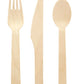 16 PC Big Bowl Instant Noodle Seafood Soup & 24 PC Wooden Cutlery