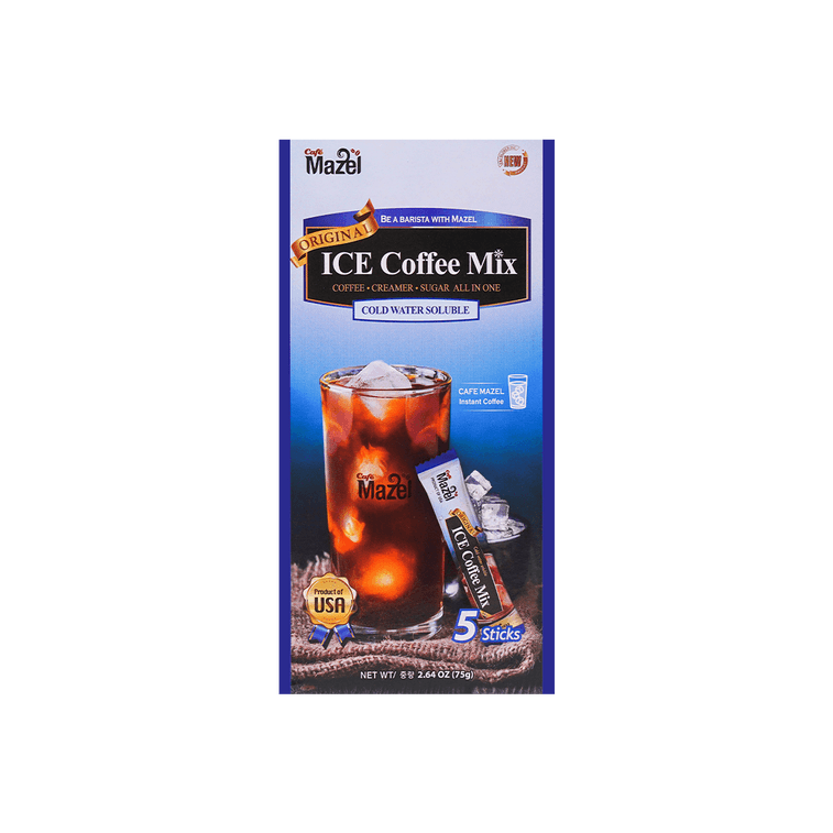 Cafe Mazel Instant Ice Coffee Mix (5 Sticks)