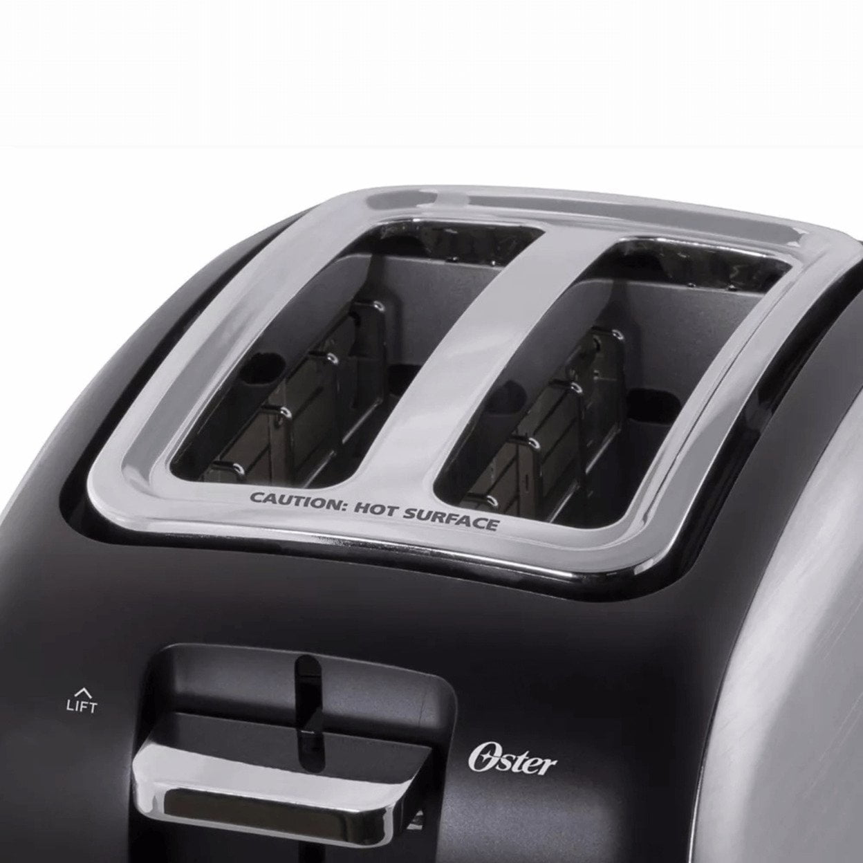 Oster 2 Slice Toaster with Extra-Wide Slots in Brushed Stainless Steel