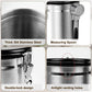 Mr. Coffee 48oz Airtight Coffee Canister