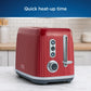 Oster 2-Slice Toaster with Extra-Wide Slots, Red