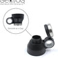 Brentwood Stainless Steel Water Bottle with Black Silicone Grip and Loop Cap Includes a Silicone Bottle Brush