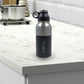 Brentwood Stainless Steel Water Bottle with Black Silicone Grip and Loop Cap Includes a Silicone Bottle Brush
