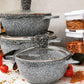 6 PC Granite Cookware Set