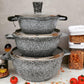 6 PC Granite Cookware Set