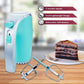 Brentwood 5-Speed Hand Mixer - Blue